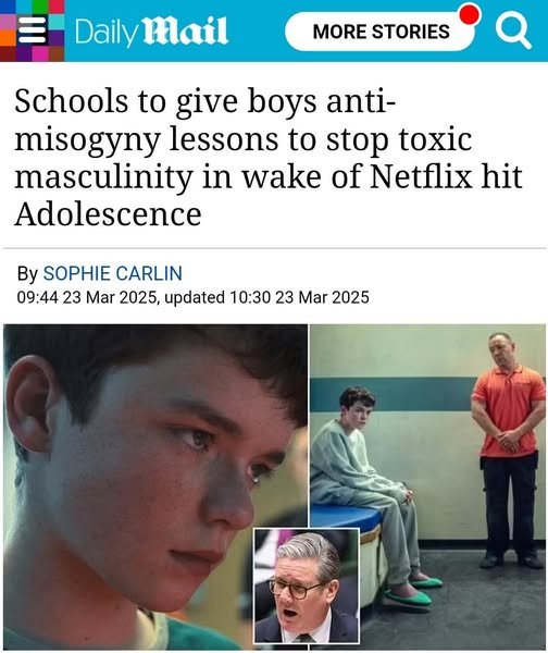 Daily Mail: Adolescence